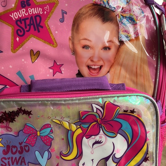 Jojo siwa backpack with accessories - Picture 2 of 3
